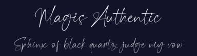Magis Authentic by Lemonthe — Script Handwritten Font — thumbnail 2