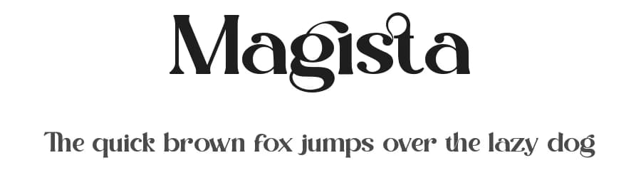 Magista by Ronny Studio — Serif Font