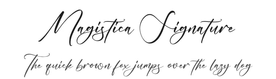 Magistica Signature by Letterena Studios — Script Handwritten Font