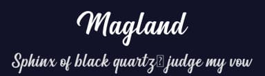 Magland by Manjali Studio — Script Handwritten Font — thumbnail 2