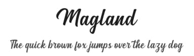 Magland by Manjali Studio — Script Handwritten Font — thumbnail 1