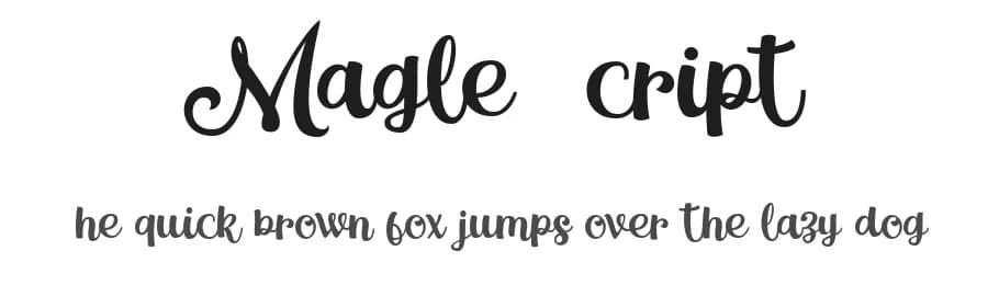 Magle Script by Konstantine Studio — Script Handwritten Font