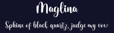 Maglina by Makashi — Script Handwritten Font — thumbnail 2