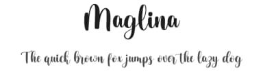 Maglina by Makashi — Script Handwritten Font — thumbnail 1