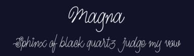 Magna by InspiraType — Script Handwritten Font — thumbnail 2