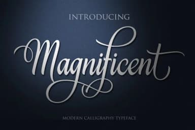 Magnificent Font by Byuly Ayika — Script Handwritten Font — thumbnail 1