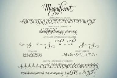 Magnificent Font by Byuly Ayika — Script Handwritten Font — thumbnail 3