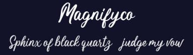 Magnifyco by Creatype Studio — Script Handwritten Font — thumbnail 2