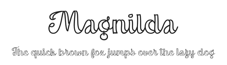 Magnilda by Misti's Fonts — Script Handwritten Font
