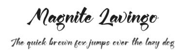 Magnite Lavingo by Letterena Studios — Script Handwritten Font — thumbnail 1