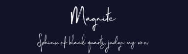 Magnite by Tom Chalky — Script Handwritten Font — thumbnail 2