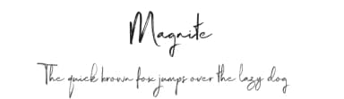 Magnite by Tom Chalky — Script Handwritten Font — thumbnail 1