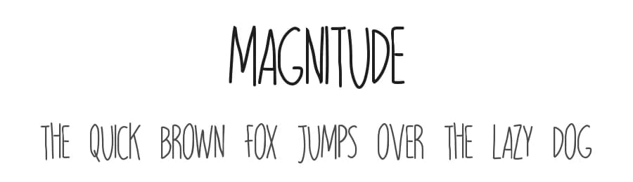 Magnitude by Geronimo Font Studios — Script Handwritten Font