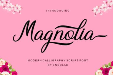 Magnolia Font by Encolab by Encolab — Script Handwritten Font — thumbnail 1