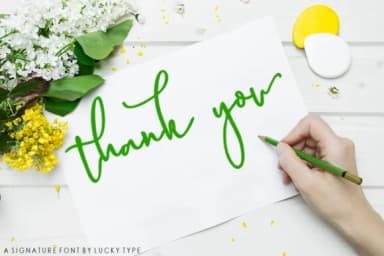 Magnolia Hand Font by luckytype.font — Script Handwritten Font — thumbnail 9