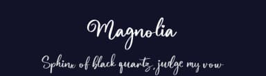 Magnolia by Vultype — Script Handwritten Font — thumbnail 2