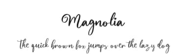 Magnolia by Vultype — Script Handwritten Font — thumbnail 1