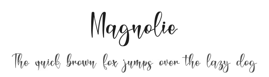 Magnolie by Letterafa Studio — Script Handwritten Font