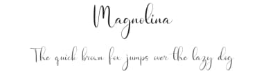 Magnolina by Essentials Studio — Script Handwritten Font — thumbnail 1