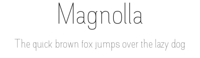 Magnolla by Dxsign Type — Sans Serif Font