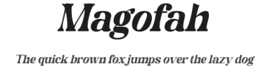 Magofah by Letterena Studios — Sans Serif Font — thumbnail 1