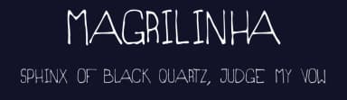 Magrilinha by Daniel Maciel — Script Handwritten Font — thumbnail 2