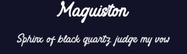 Maguiston by Javatype Studio — Script Handwritten Font — thumbnail 2