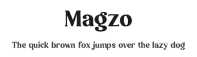 Magzo by HansCo — Serif Font — thumbnail 1