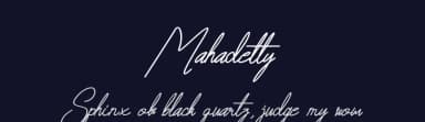 Mahadetty by Jadatype — Script Handwritten Font — thumbnail 2