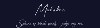 Mahallini by Typegoals Labs — Script Handwritten Font — thumbnail 2