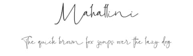 Mahallini by Agus Diantoro — Script Handwritten Font — thumbnail 1