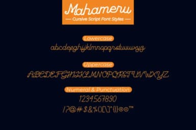 Mahameru Font by Minimal Movement — Script Handwritten Font — thumbnail 9