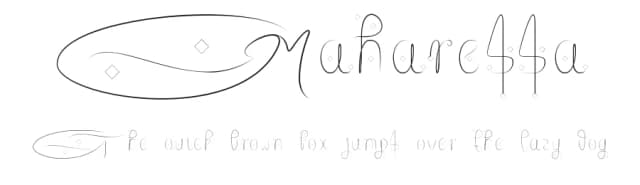 Maharessa by Rudi Winarko — Script Handwritten Font