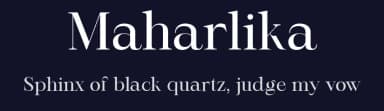 Maharlika by Typeezy — Serif Font — thumbnail 2