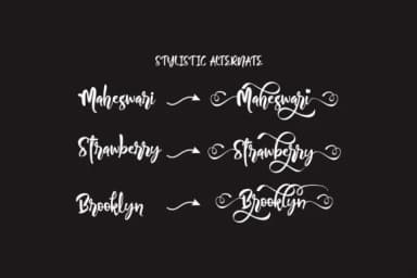 Maheswari Font by creativework69 — Script Handwritten Font — thumbnail 8