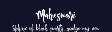 Maheswari by Creativework69 Studio — Script Handwritten Font — thumbnail 2