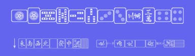 Mahjong by Yoshiki Kita — Dingbats Font — thumbnail 3