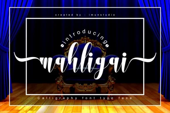 Mahligai Font by Imun Studio by Imun Studio — Script Handwritten Font