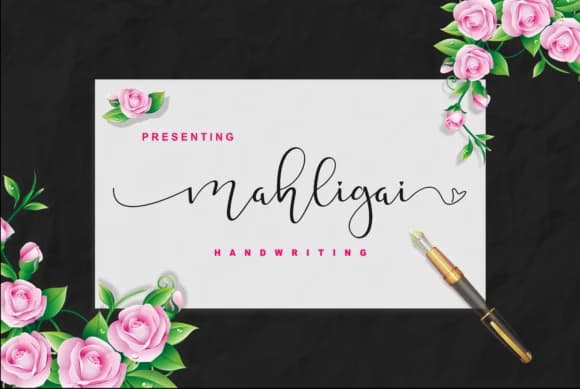 Mahligai Font by Malindo Creative by Malindo Creative — Script Handwritten Font — preview 1