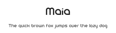 Maia by Julia Roberts — Sans Serif Font — thumbnail 1