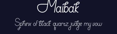 Maibak by Skala Studio — Script Handwritten Font — thumbnail 2