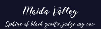 Maida Valley by erlosDESIGN — Script Handwritten Font — thumbnail 2