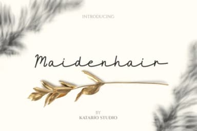 Maidenhair Font by Katario Studio — Script Handwritten Font — thumbnail 1