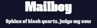 Mailboy by Graptail Type Studio — Sans Serif Font — thumbnail 2