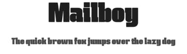 Mailboy by Graptail Type Studio — Sans Serif Font — thumbnail 1