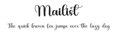 Mailist by Inermedia Studio — Script Handwritten Font — thumbnail 1