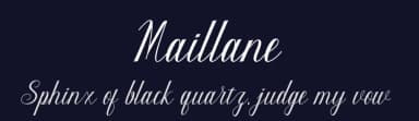 Maillane by Alfaraby Studio — Script Handwritten Font — thumbnail 2