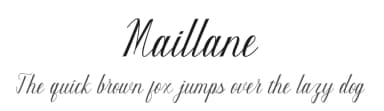 Maillane by Alfaraby Studio — Script Handwritten Font — thumbnail 1