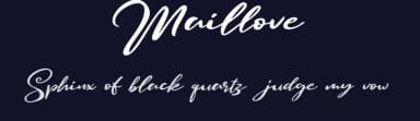 Maillove by Lettersiro Studio — Script Handwritten Font — thumbnail 2