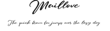 Maillove by Lettersiro Studio — Script Handwritten Font — thumbnail 1